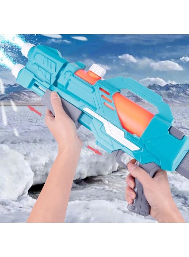 High Capacity Dual-Nozzle Water Gun for Kids - 530ml Squirt Blaster with 10M Long Range - Powerful Pump-Action Water Pistol for Swimming Pool, Beach & Summer Outdoor Games - Image 3